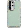 For Samsung Galaxy S24 Ultra Case Rhinestone Edge Glitter Back TPU+PC IMD Phone Cover