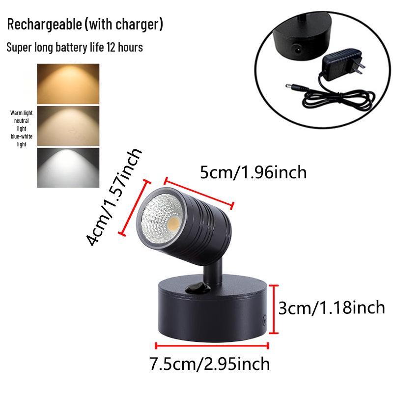 Wireless Jewelry Display Spotlight with Battery