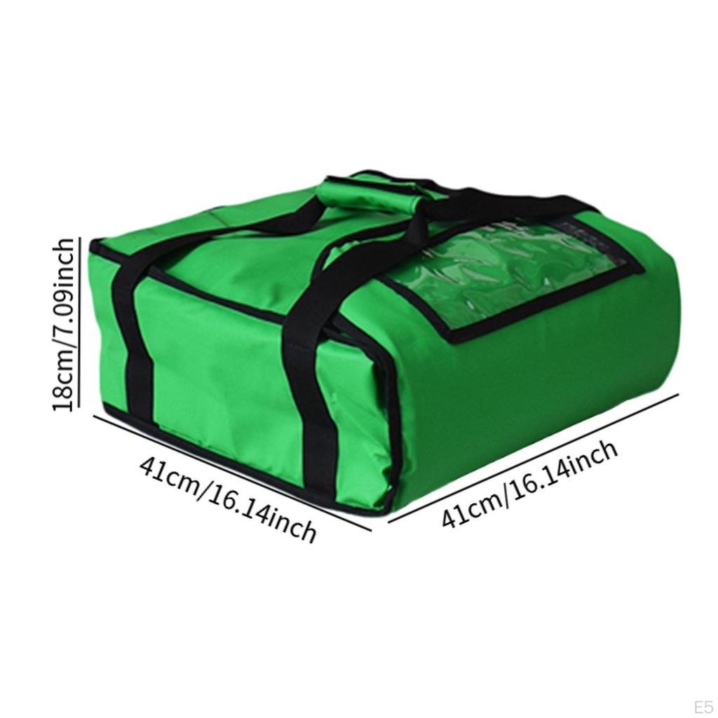 Foldable Insulated Bag for Pizza Transport and Food Service