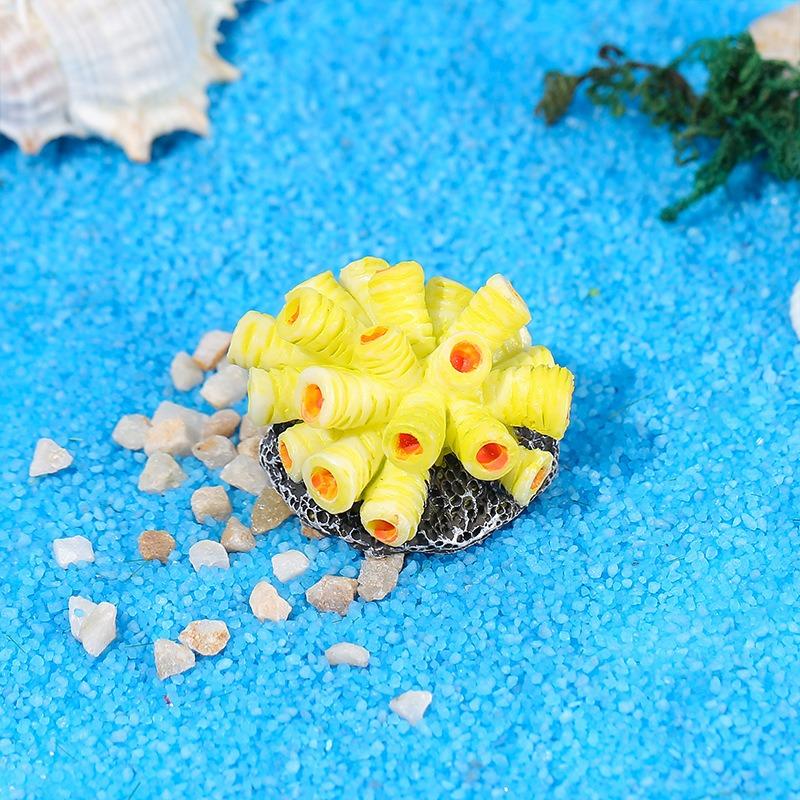 Simulated Resin Coral Decorative ItemsAquarium Fish Tank Landscape Small Coral Resin Handicraft Decorative Items