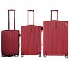 Bright Red Wedding Suitcase with Combination Lock - Perfect for Honeymoon Travel