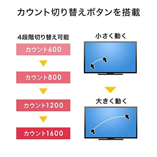 Sanwa Supply MA-TB181BK Wired Trackball (Silent, 5 Buttons, Index Finger/Middle Finger Operation), Black