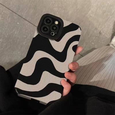 Θήκη Κινητού από Δέρμα Πολυτελείας Για iPhone 11 12 13 14 Pro Max X Xs Max XR 7 8 Plus SE   Προστατευτικό Κάλυμμα από Μαλακή Σιλικόνη