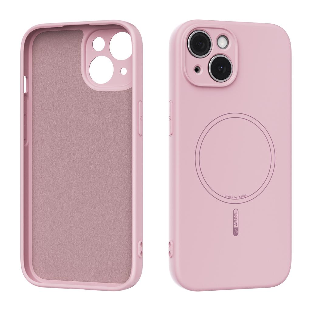 ABEEL For iPhone 13 Case Compatible with MagSafe Skin Touch Liquid Silicone Phone Back Cover