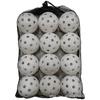 Professional 74MM Pickleball Plastic 40 Holes Competition Pickleball woth Black Mesh Bag Durable Sports Ball Training