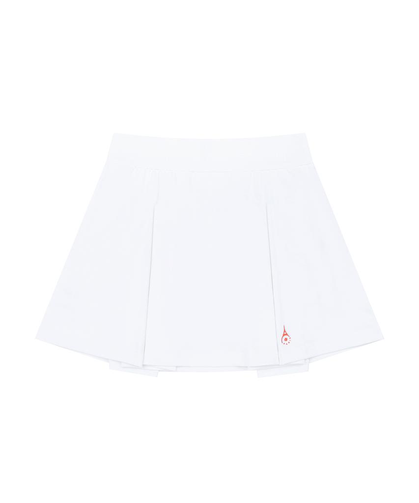 Ron And Marie [Women'S] White Wide-Band Tennis Skirt