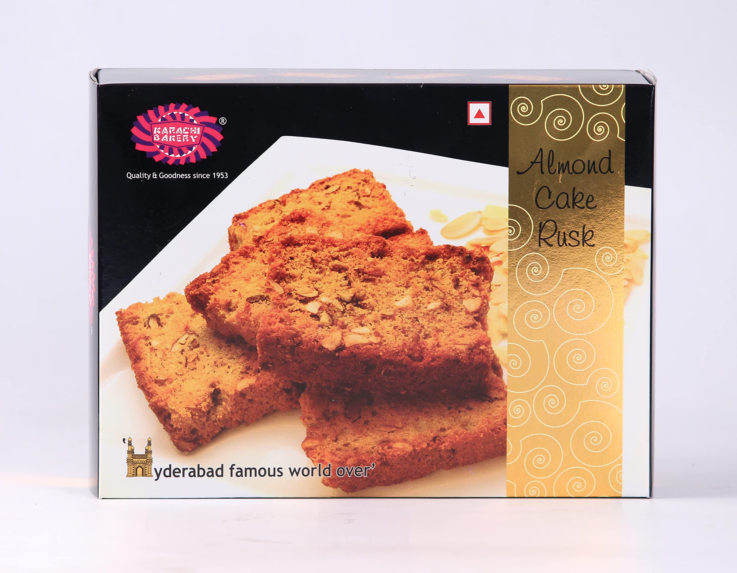 

Karchi Bakery 6-3-190, Khanchand Towers, Road No 1, Banjara Hills, Hyderabad - 500034 Almond Cake Rusk 400 G | Tea Time Snack