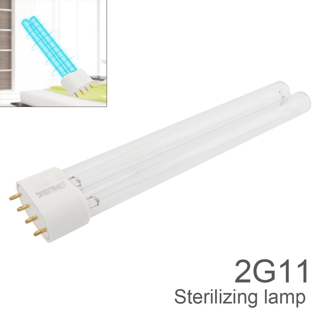 UV Bulb Lamp 4-Pin 2G11 Bulb Bases Lamps 18W 24W 36W 40W 55W UV Lamp Purification For Cleaning Air / Cleaning Ponds, 4-Pin 2G11 UV Light