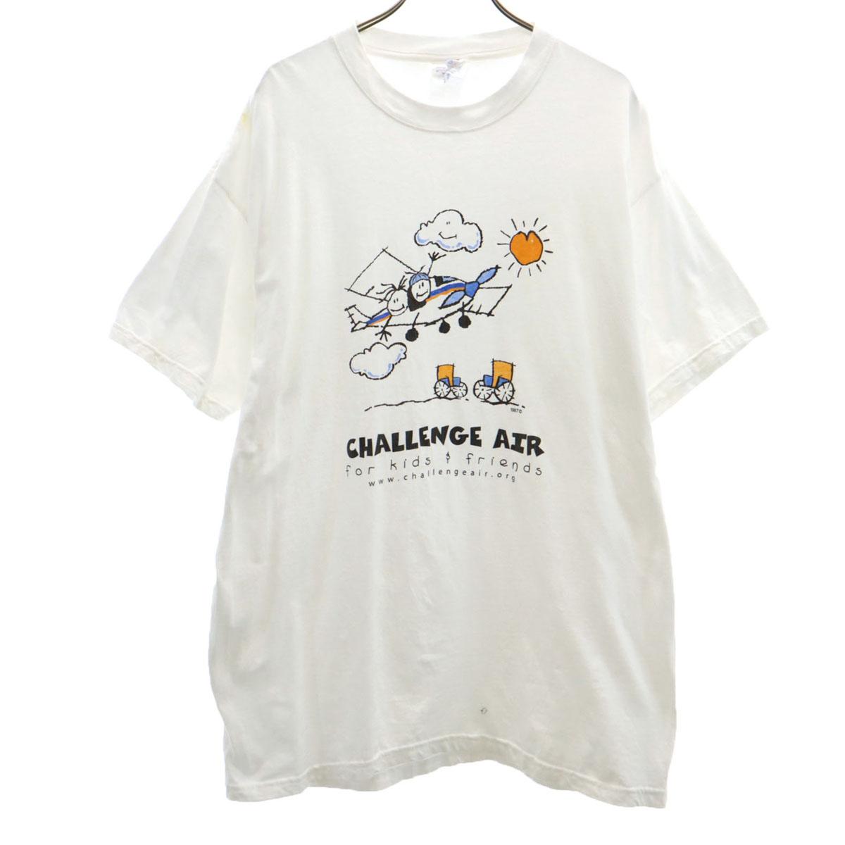 

Hanes 90s Old challenge air for kids and friends Short sleeve T-shirt Men s Used