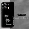 Japan Art Red Spider Lily Pattern Phone Case For Redmi Note 14 13 12 11 Pro Plus S 5G 14C A3 Soft Black Phone Cover