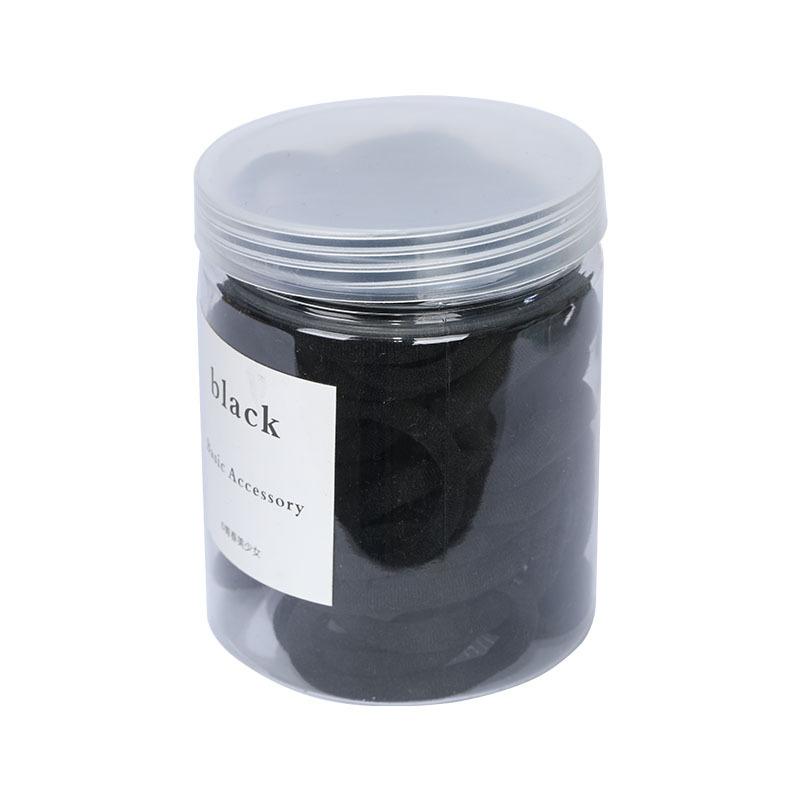 A Girl's Gradient Color Seamless Hair Tie Colorful Hair Band Headband Candy-colored Leather Band Hair Accessory and Headwear