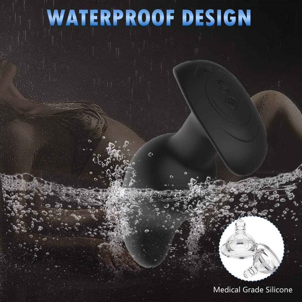 Electric Shock Anal Vibrator Anal Prostate Massager Stimulator 8 Vibration Modes Electric Stimulation Butt Plug Vibrating Plug