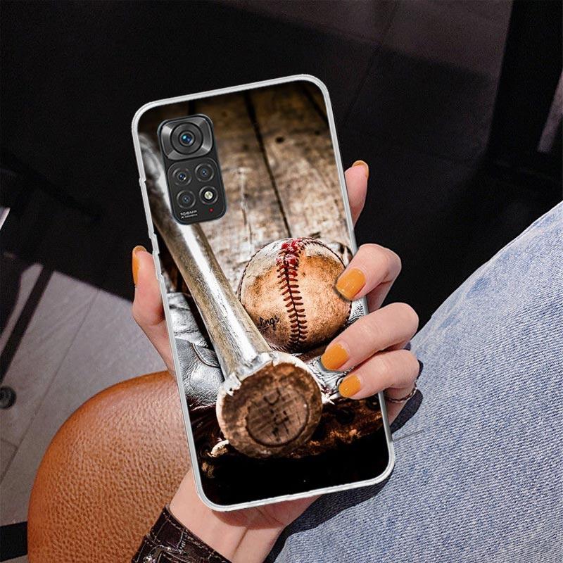 

Baseball Sport Phone Case For Xiaomi Redmi Note 15 14 13 12S 12 11 Pro Plus 14S 11S 11E 10 10S 11T 5G Personalized Cover Redmi N Redmi Note 10 Pro 4G