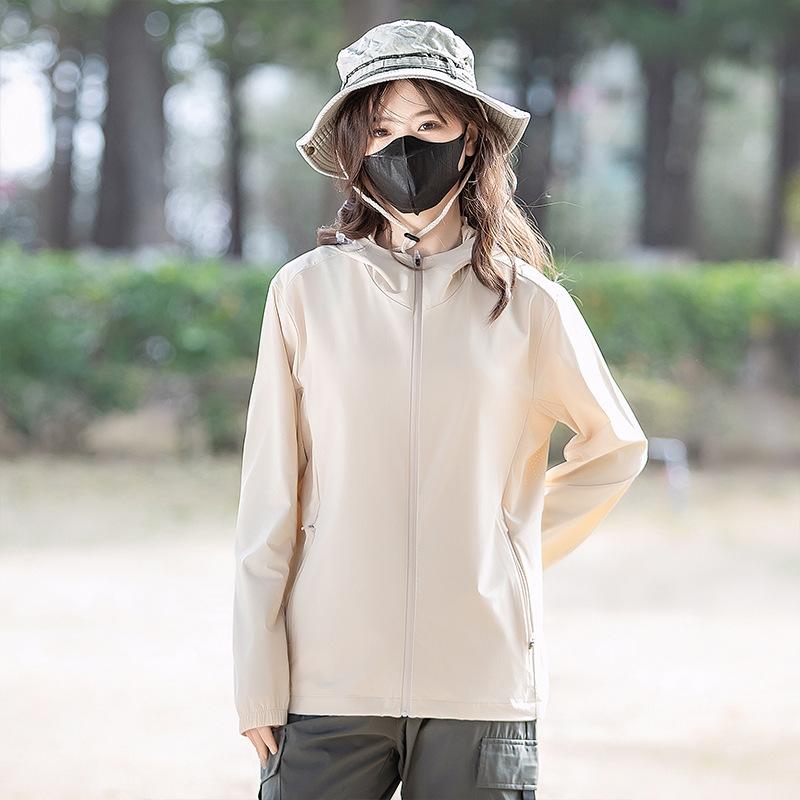 Original Yarn Couple Sunscreen Clothing Women's UPF50 + Outdoor UV Protection Skin Clothing Men's Commuter Sunscreen Clothing Group Buying