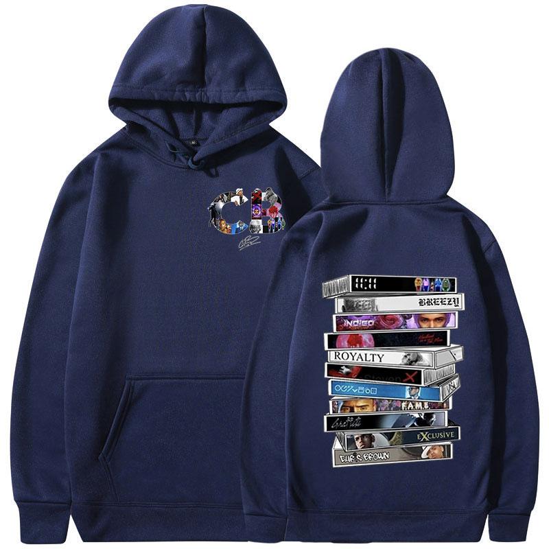 Rapper Chris Brown Breezy Hoodies 11:11 Tour Konzert-Sweatshirts für Herren, Hip-Hop-Mode, Langarmpullover, Fan-Geschenk, Streetwear