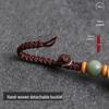 Handmade Carved Boxwood Car Keyring Pendant for Men and Women