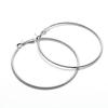 Large Hoop Earrings Without Ear Holes, Mosquito-scented Candle Holder, Ear Clips, Large Circle Shape, Round Face Jewelry