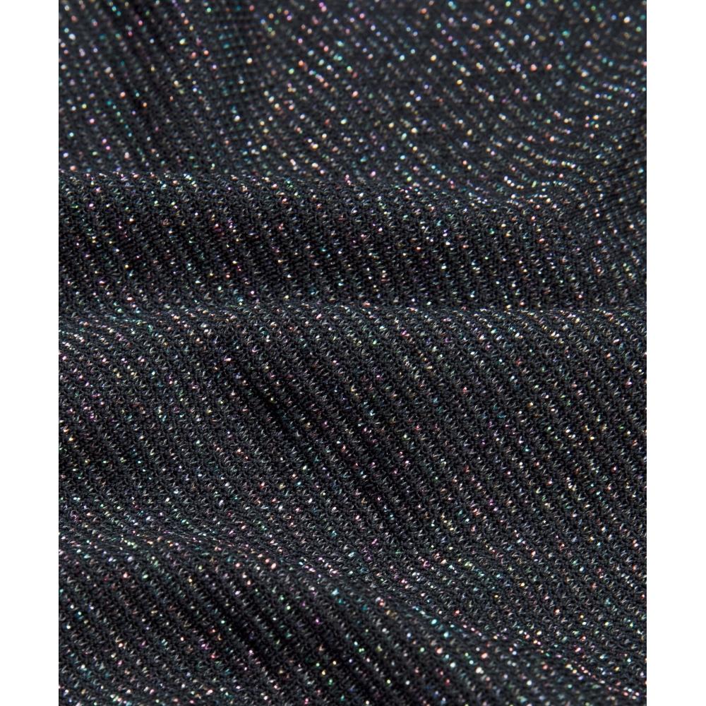 Lululemon Swiftly Tech Long Sleeve Shirt 2.0 Waist Length  Sparkle Black Rainbow Lurex