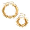 New Fashionable And Elegant Necklace For Women Hand-Assembled Bracelet Necklace Set Stainless Steel Plated Jewelry Accessories