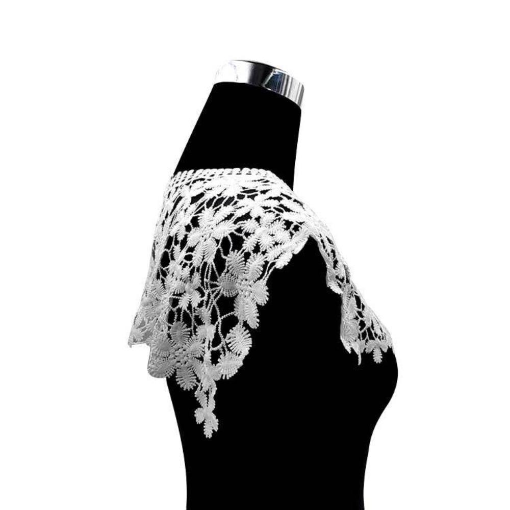 Lace Fabric Hollow Neckline Fashion Shawl Vest Exquisite Fake Neckline Collar  Feminine Decorative