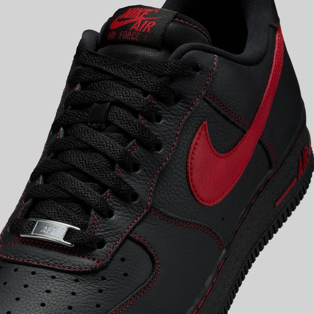 Nike Air Force 1 Size '07 LV8, Black/University Red, HQ2037-005, 26.5cm