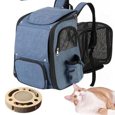 Haustiertransportbox mit Netz, Spielzeug enthalten, fortune-smile, Tasche, Fenster, manipulationssicher