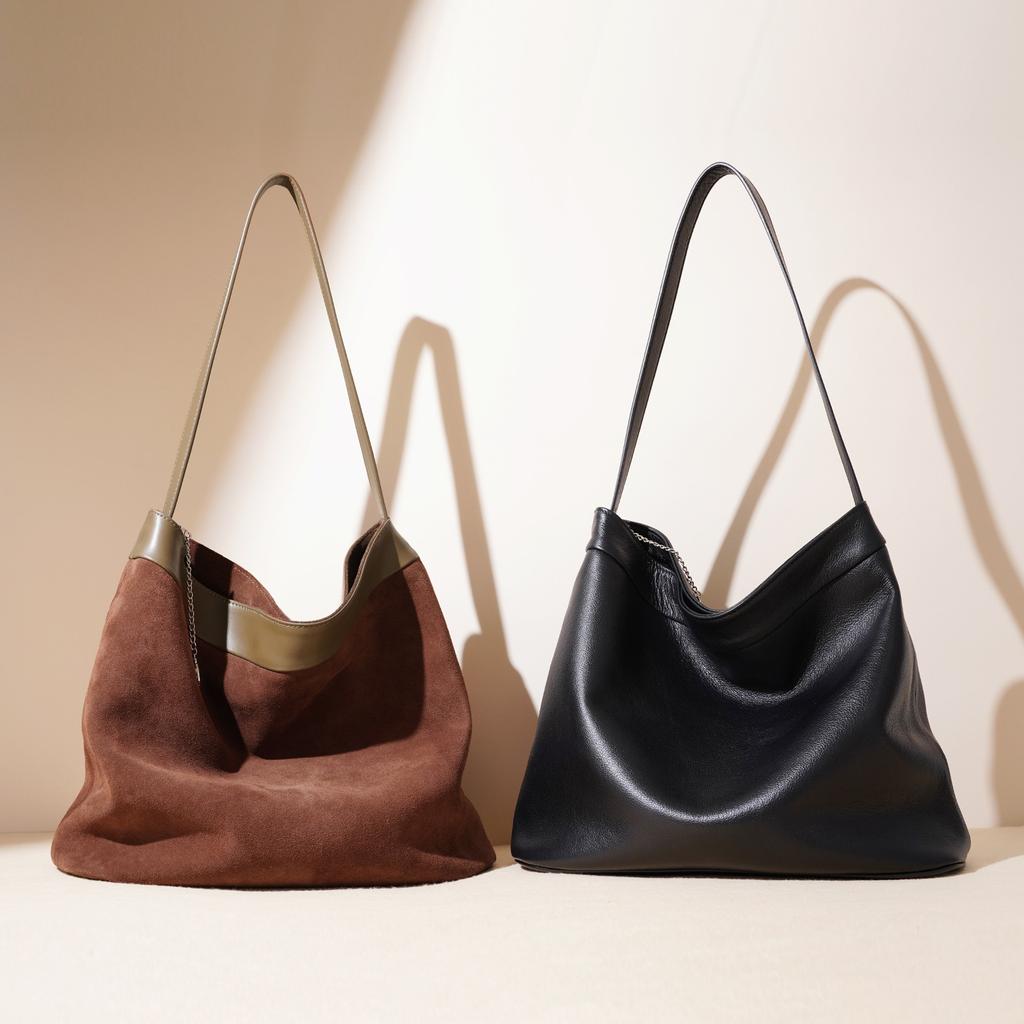 Tote bag Lazy wind bag 2025 new autumn and winter versatile coat high-end sense large-capacity shoulder bag messenger bag