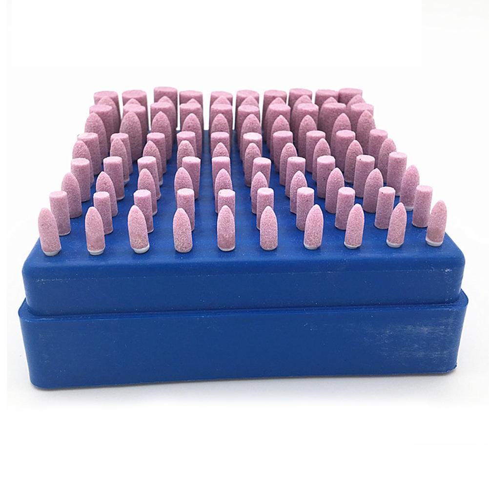 100pcs Rotary Wheel Abrasive Stone Set Drill Polishing Grinding Heads Wheel Tool for DIY Polished