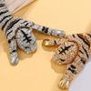 Unique Designs Evening Brooch Jewelry Luxurious Rhinestones Tigers Brooch Adornment for Social Event and Daily Wear