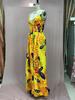 Spring Fashion Bohemian Strapless Maxi Dress with Four Way Stretch