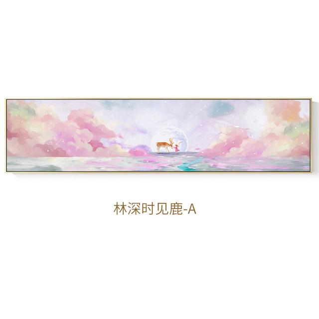 

Nordic pinky Dear холст картины постеры и печать мультфильм настенные художественные картины на прикроватной тумбочке для гостиной спальни детей домашний декор 20*40cm