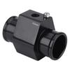 Water Temp Joint Pipe, Aluminum Car Water Temp Temperature Joint Pipe Hose Gauge Adapter Black(32mm)