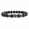 Sieben Chakra 8mm Steinperlen Yoga Armband