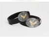 Eagle Pattern Unisex Cowboy Cowhide Belt