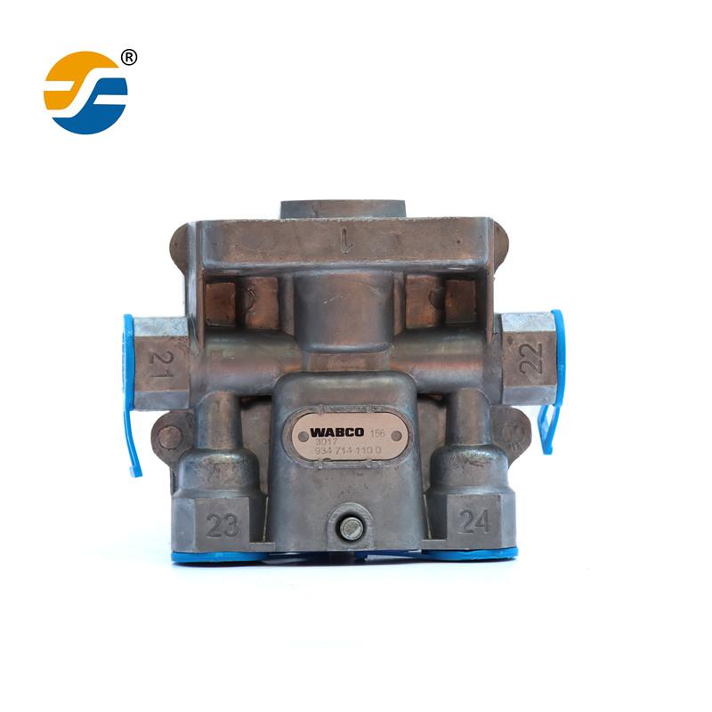 4 Four-Circuit Protective Valve Original 9347141100 Brake Valve for Bus Spare Parts