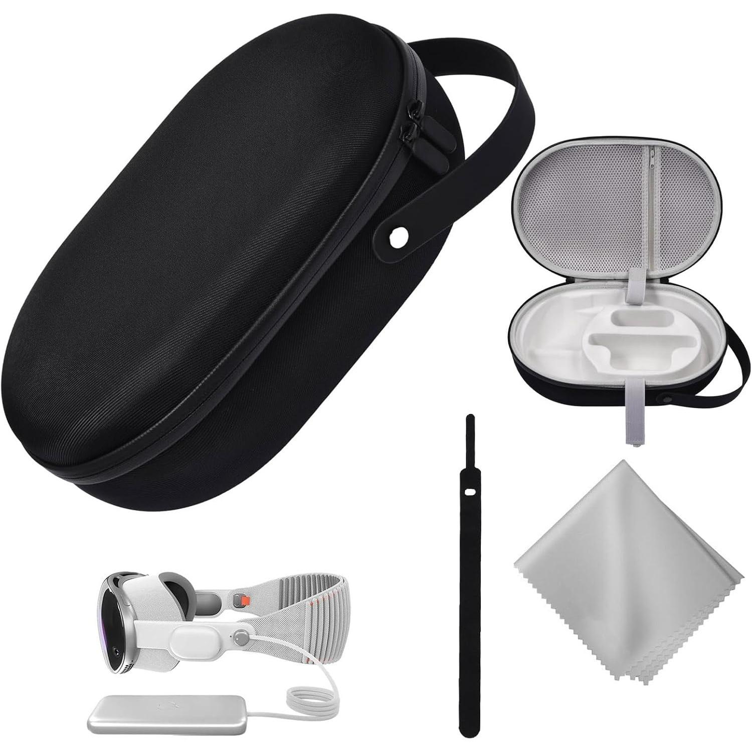 Hard Carrying Case for Apple Vision Pro, Anti-Fall Waterproof Portable Protector for Apple Vision Pro Case, Travel Storage Case Compatible A