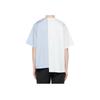 Onitsuka Tiger Letter Animal Pattern Printed Round Neck Casual Pullover Short Sleeve T-Shirt Unisex T-Shirt White Blue 2183B319-100