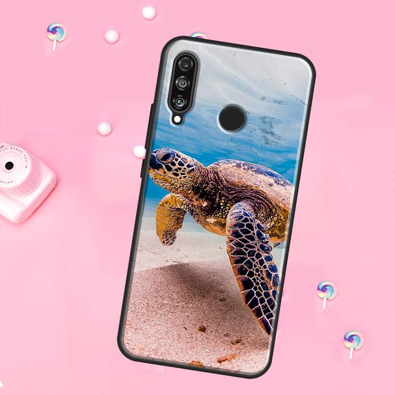 

warming green turtles For Huawei Nova 10 9 SE 3i 7i 8i 11i 12i Y73 Y90 Y70 Y72 Y61 Y91 P60 Pro P30 P40 Lite Case Huawei Nova Y61