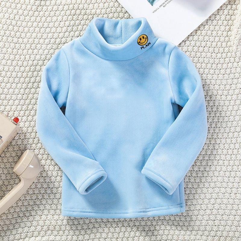 Podzim Zima Teplá Móda Batole Kluci Dívky Plyšové Teplé Mikiny Pulovry