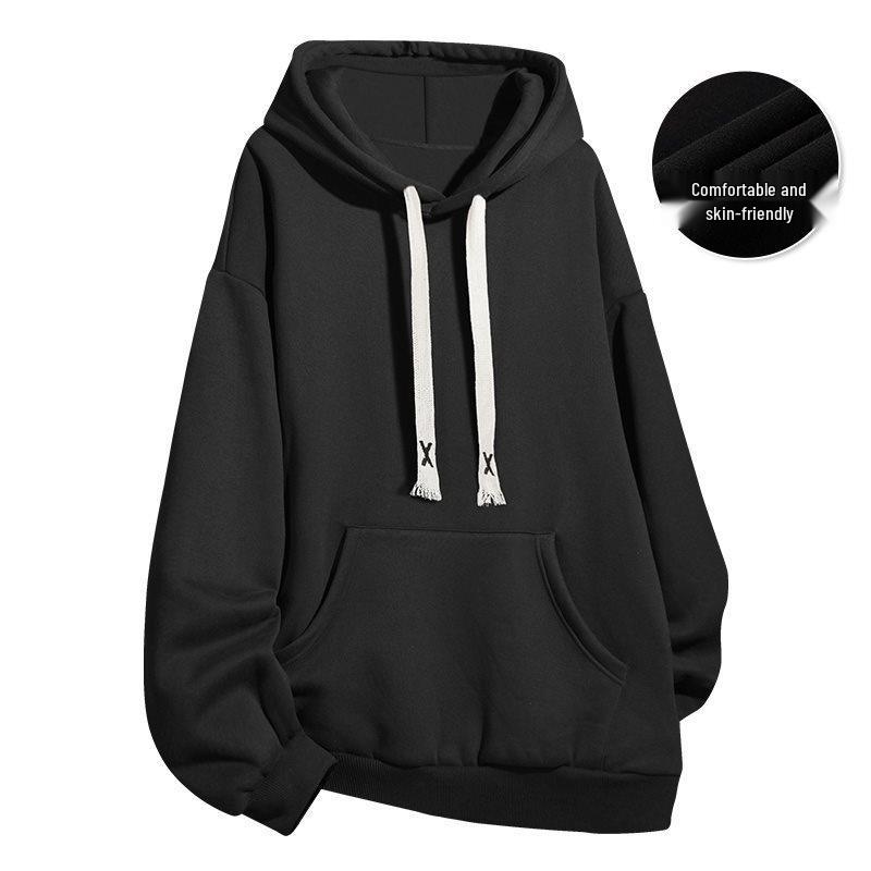 2025 Autumn/Winter Unisex Loose Casual Henley Hoodie Jacket
