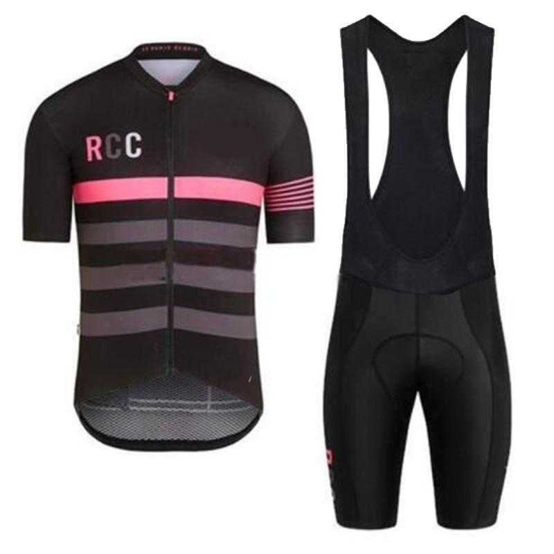 Pink RCC Cycling Jersey Set Short Sleeve for Men Bike Sportswear Sets Summer Maillot Ciclismo Hombre Bicycle Clothing 2026