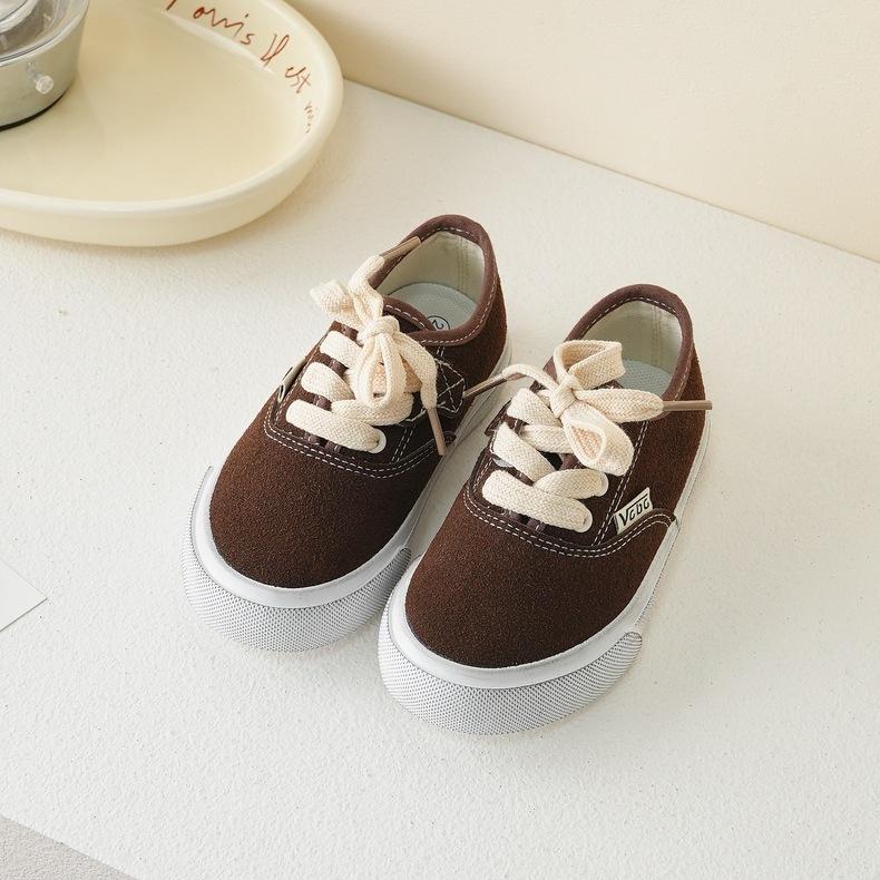 

инс ниша студенты [скейтборд прилив дети] Весна и Осень новые мальчики и девочки низкие кеды для скейтборда анти-велюровая кожаная поверхность 30