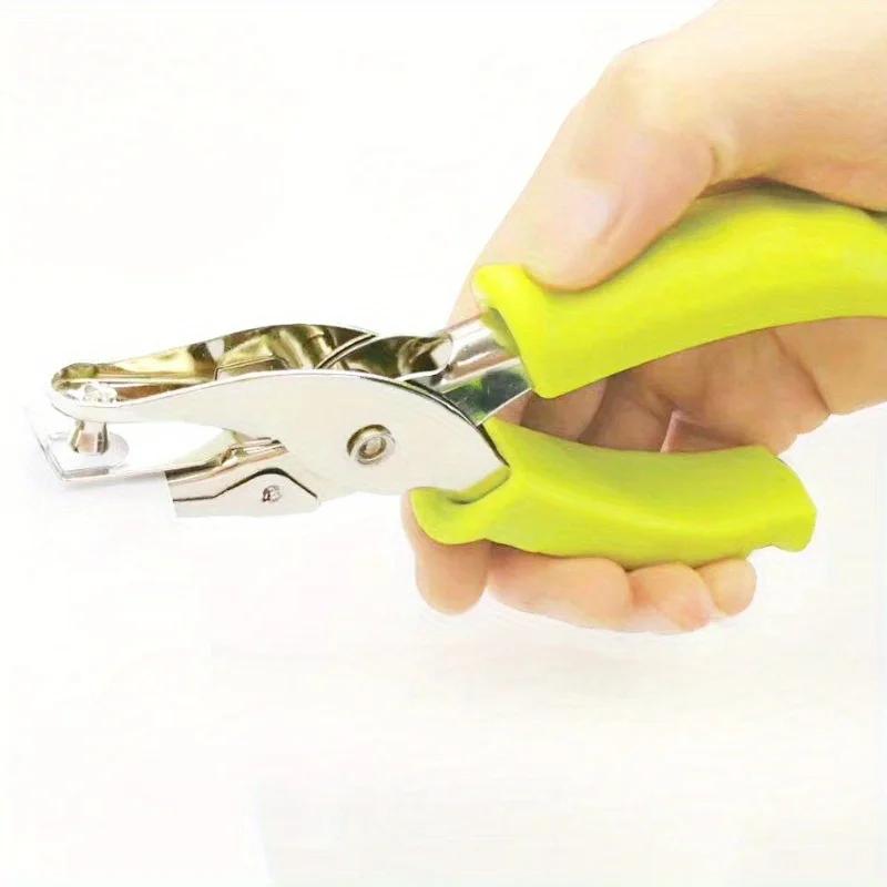 1Pc Heavy Duty Single Hole Punch for Crafting Precision Soft Grip Hole Paper Puncher Scrapbook Craft Tool
