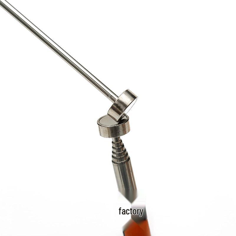 8LB Orange Magnetic Telescopic Pickup Tool with Stainless Steel Handle