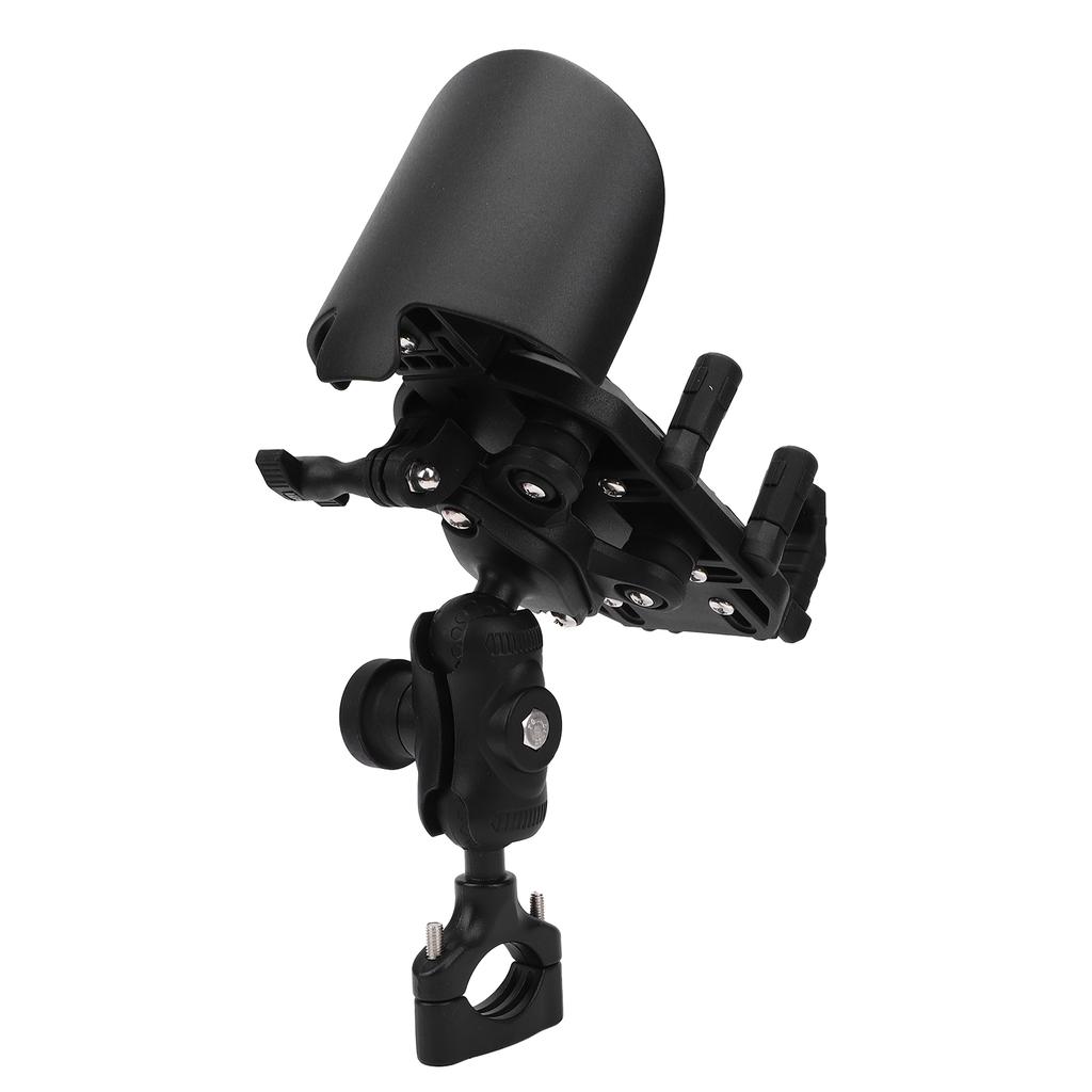 Motorcycle Phone Mount 8 Claw Shockproof Smartphone Handlebar Mount Anti Theft Motorbike Phone Bracket with Sun Shade for ATV Bikes