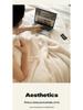 Luxurious Thick Half-Sided Plush Blanket for Autumn & Winter - Perfect for Sofa or Office Naps