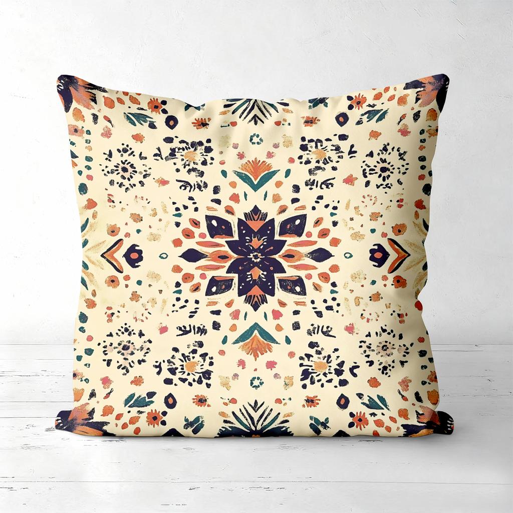 Bohemian Style Printed Decorative Throw Pillow Covers Polyester pillowcase, sofa decorative cushion cov Headboard Pillow