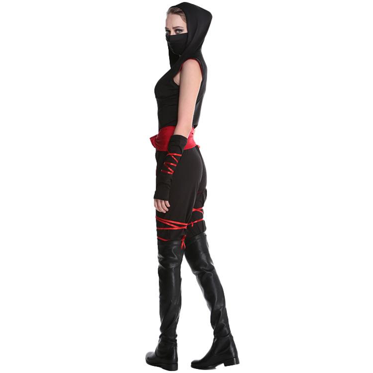 Female Naruto role-playing game uniform, female samurai Halloween costume