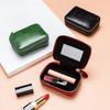 Versatile Genuine Leather Lipstick Case Handheld Portable Jewelry Box Mini Size Coin Purse Women's Use
