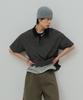 Desiledeu Striped Collared Short Sleeve T-Shirt-Fbsk5701D03